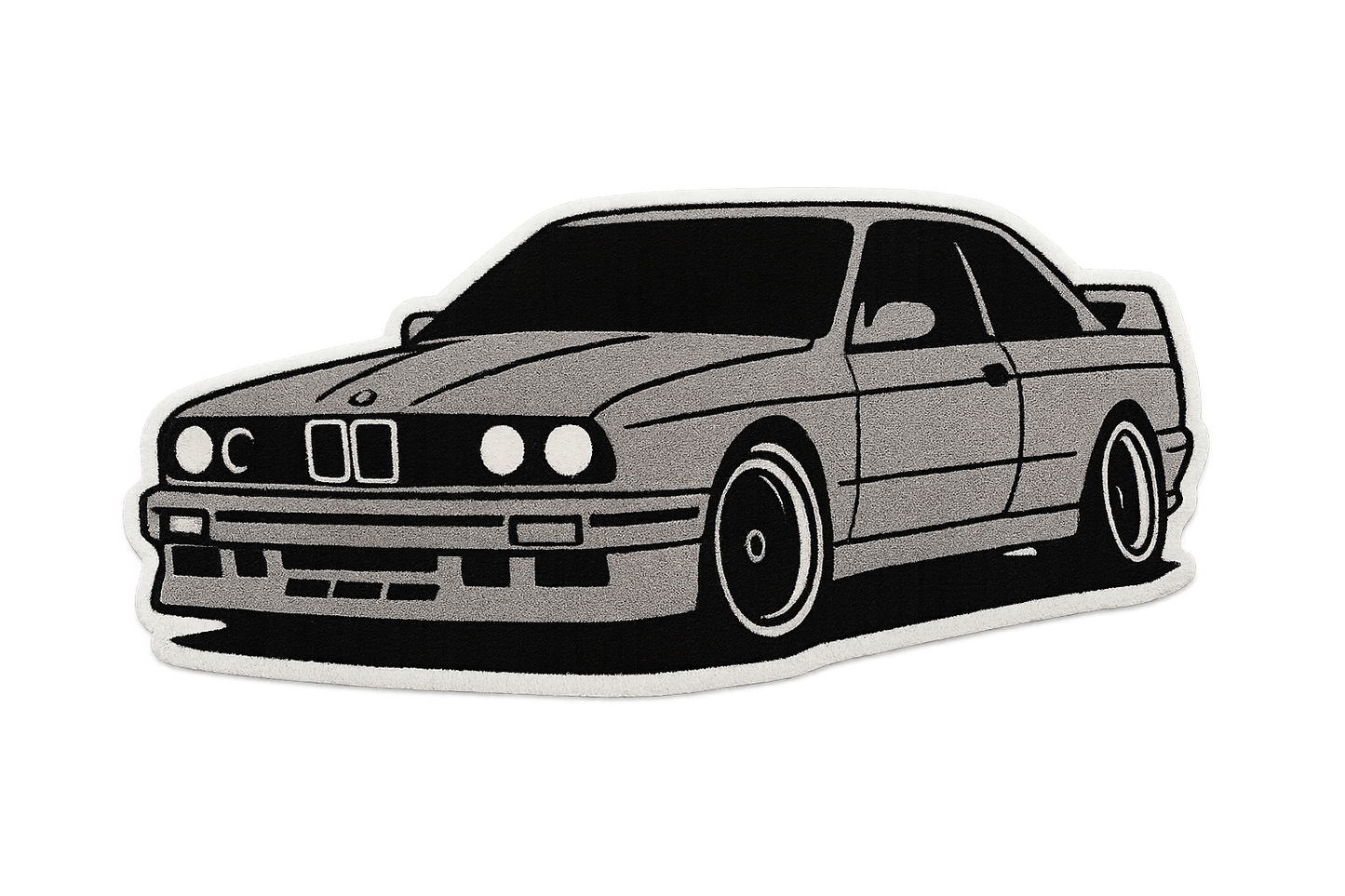 BMW E30 Car Rugs - Clean Background