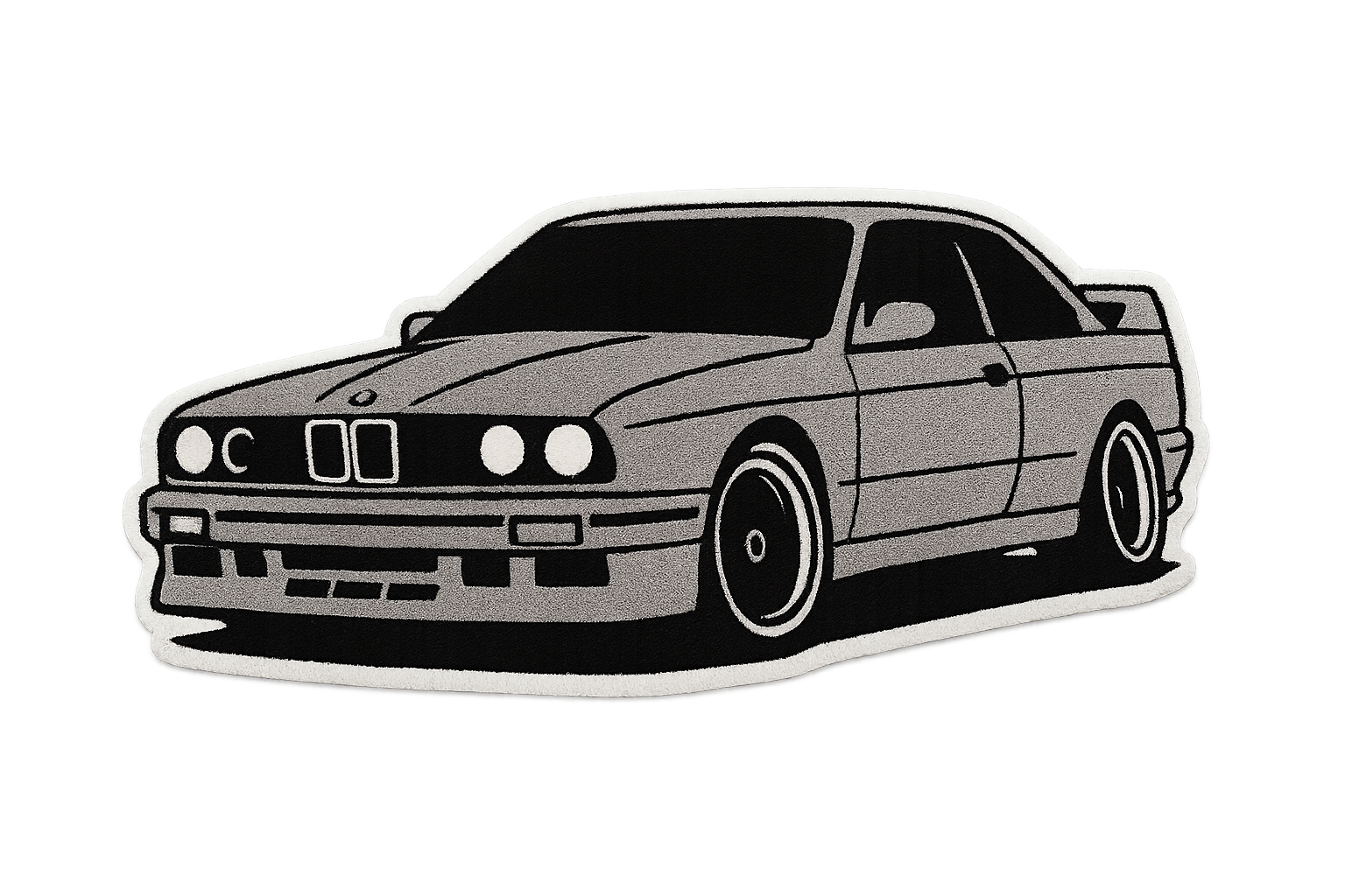 BMW E30 Car Rugs - Clean Background